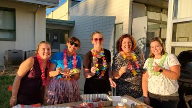 Staff at Corn Roast